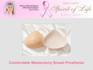 Comfortable Mastectomy Breast Prosthesis