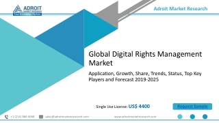 Digital Rights Management Market Current Status and Future Scenario