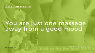 You are just one massage away from a good mood