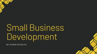 Small Business Development - Hyper Effects