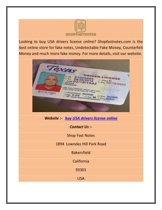 buy USA drivers license online | shopfastnotes.com