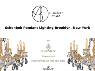 Schonbek Pendant Lighting Brooklyn, New York