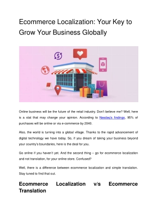 Ecommerce Localization_ Your Key to Grow Your Business Globally-converted