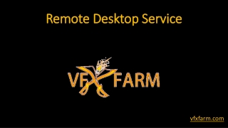 Remote Desktop Service
