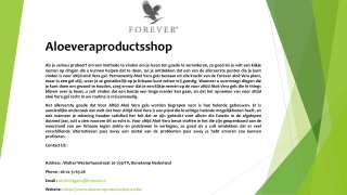 Aloeveraproductsshop