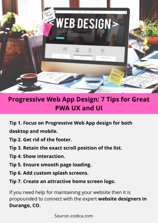 Progressive Web App Design 7 Tips for Great PWA UX and UI