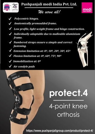 4 Points knee orthosis | Pushpanjali medi India Pvt Ltd