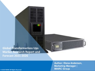 Transformerless Ups Market ppt  2021-2026: Size, Share, Trends