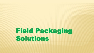 Industry-leading packaging products