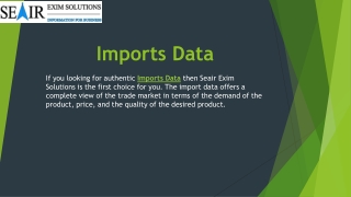 Imports Data