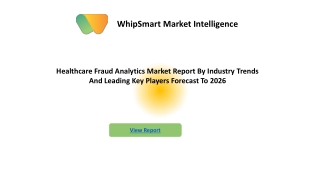 Healthcare Fraud Analytics market