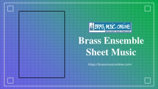 Brass Ensemble Sheet Music