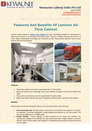 Laminar Air Flow Cabinet