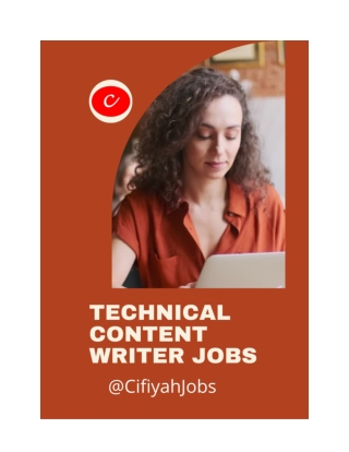 Freelance technical content writer jobs for fresher