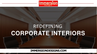 The Best Fit Out Interior Designs Companies in Dubai | Immersion Designs