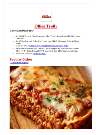 5% OFF - Ollies Burgers - Ollies trolley caboolture, QLD