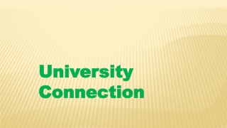 University Connection, a perfect place for online career counselling