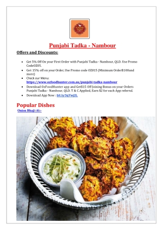 5% off - Punjabi Tadka Indian Restaurant Nambour Takeaway, QLD