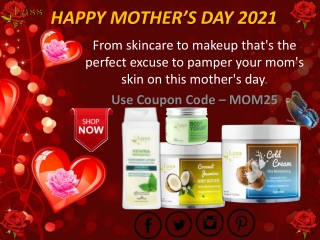 Organic Skincare Products Online on Mother's Day