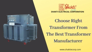 get right transformer from transformer manufacturer