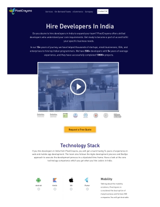 Hire Developers in India | Hire Indian Developers