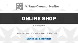 ONLINE SHOP - Pana Communication