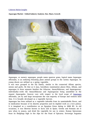 Asparagus Market 7