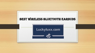 Best Wireless Bluetooth Earbuds