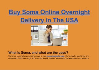 Buy Soma Online Overnight Delivery in The USA