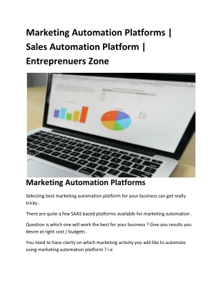 Marketing Automation Platforms