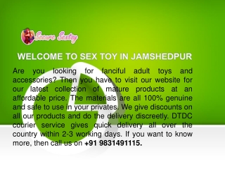 sex toys in Jamshedpur