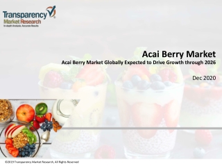 6.Acai Berry Market