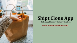 Shipt Clone App: On Demand Grocery Delivery Solution