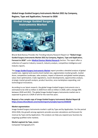 Global Image Guided Surgery Instruments Market Research Report 2021-2026