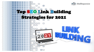 Top SEO Link Building Strategies for 2021