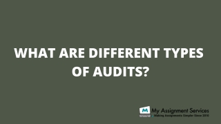 What Are Different Types Of Audits?