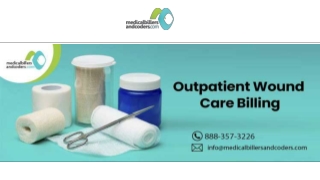 Outpatient wound care billing