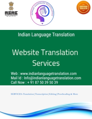 Translation Companies In India |Certified Translation in Delhi