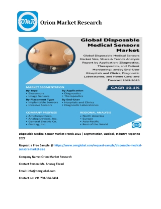 global disposable medical sensors market