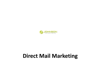 Direct Mail Marketing