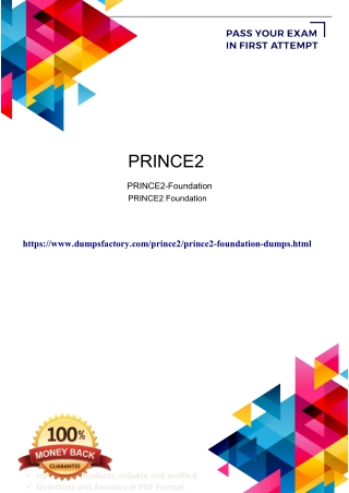 PRINCE2-Foundation Real Exam Questions Answers - PRINCE2 PRINCE2-Foundation Dump