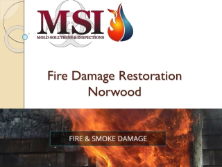 Fire Damage Restoration Norwood