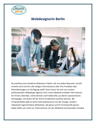Webdesignerin Berlin