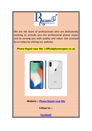 Phone Repair near Me  Officialphonerepair.co.uk