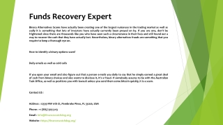 Funds Recovery Expert