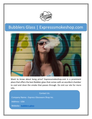 Bubblers Glass | Expresssmokeshop.com