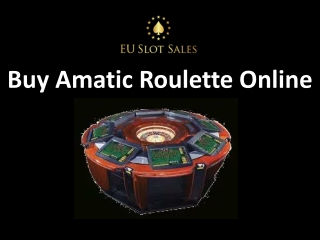 Buy Amatic Roulette Online
