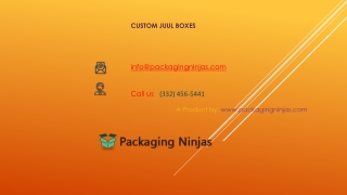 Know the Uses of Custom Juul Boxes with Logo