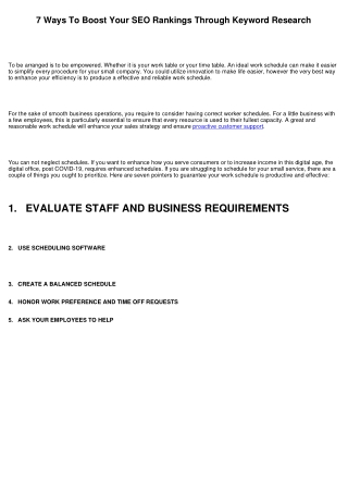 7 Ways To Boost Your SEO Rankings Through Keyword Research