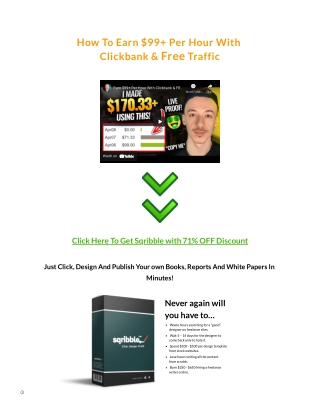 Earn $99  Per Hour with Clickbank And Free Traffic